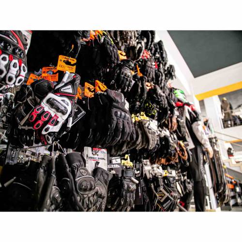 Mănuși Moto de Iarnă din Piele & Textil BERING KAYAK · Negru 