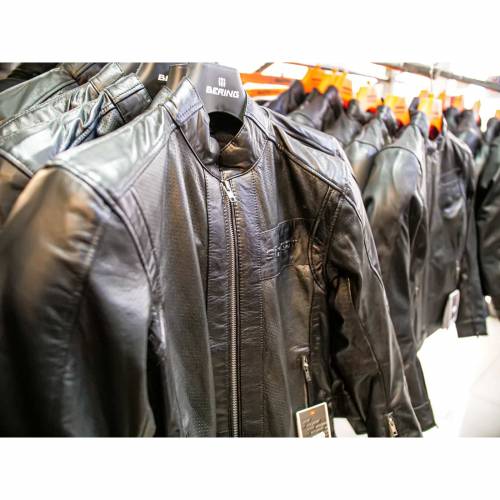 Geacă Moto de Vară din Piele Naturală Perforată SIXGEAR ORLANDO AIR · Negru 
