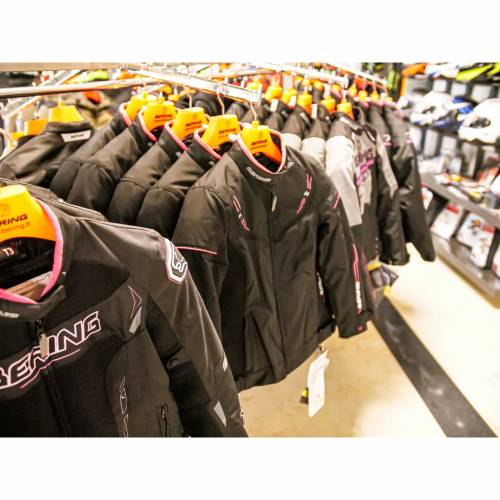 Geacă Moto Damă din Textil BERING LADY PARADISE · Negru / Roz 