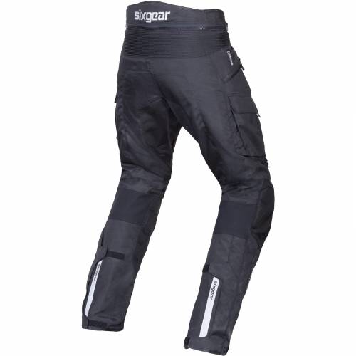 Pantaloni Moto din Textil SIXGEAR REVO · Negru 