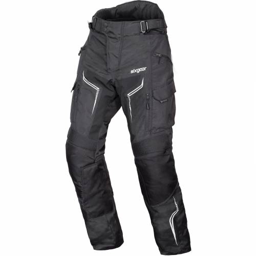 Pantaloni Moto din Textil SIXGEAR REVO · Negru 