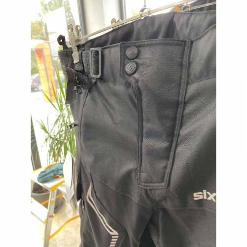 Pantaloni Moto din Textil SIXGEAR REVO · Negru 