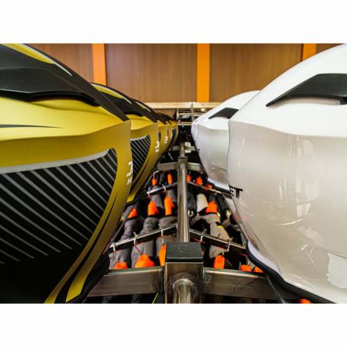 Cască Moto Flip-Up JET RUMBLE Scorpion · Galben / Negru 