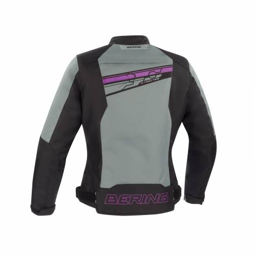 Geacă Moto Damă din Textil BERING LADY BARIO · Roz / Negru 