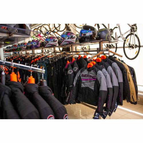 Geacă Moto Damă din Textil BERING LADY BARIO · Roz / Negru 
