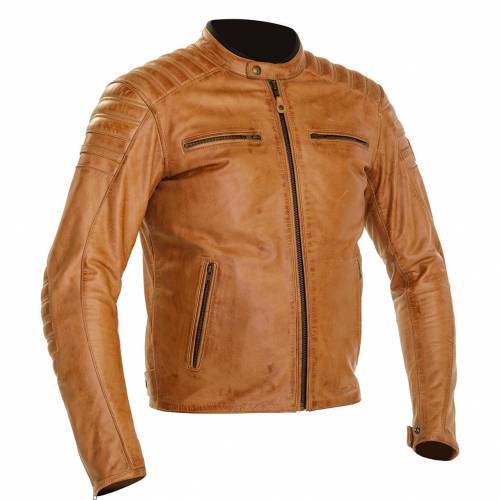 Geacă Moto din Piele RICHA DAYTONA 2 Mărimi Extra · Maro 