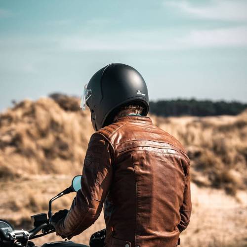 Geacă Moto din Piele RICHA DAYTONA 2 Mărimi Extra · Maro 