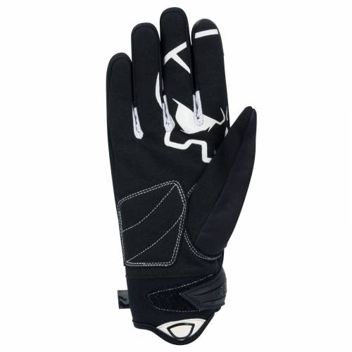 Mănuși Moto din Textil BERING WALSHE · Negru / Alb 