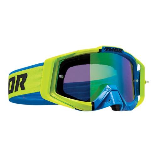 Ochelari Enduro - Cross THOR SNIPER PRO DIVIDE · Verde / Albastru 