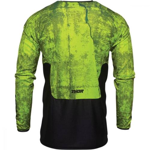Tricou Enduro - Cross THOR PULSE HZRD · Verde / Negru 