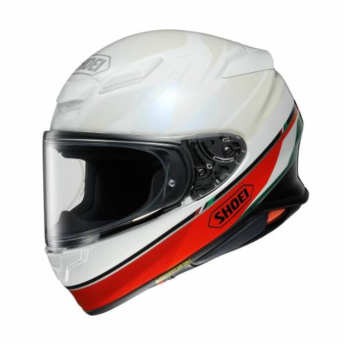 Cască Moto Integrală SHOEI NXR2 Nocturne TC-4 · Alb / Roșu 
