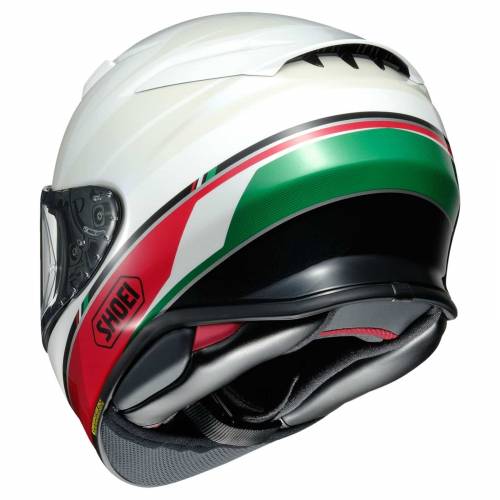 Cască Moto Integrală SHOEI NXR2 Nocturne TC-4 · Alb / Roșu 