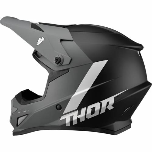 Cască Enduro - Cross THOR SECTOR CHEV · Gri / Negru / Alb 