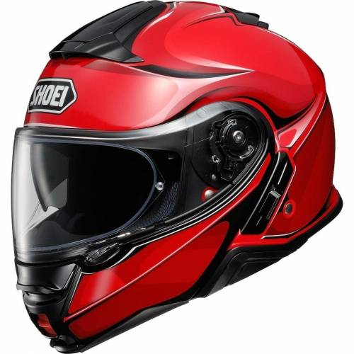 Cască Moto Flip-Up SHOEI NEOTEC-II WINSOME TC-1 · Roșu / Negru 