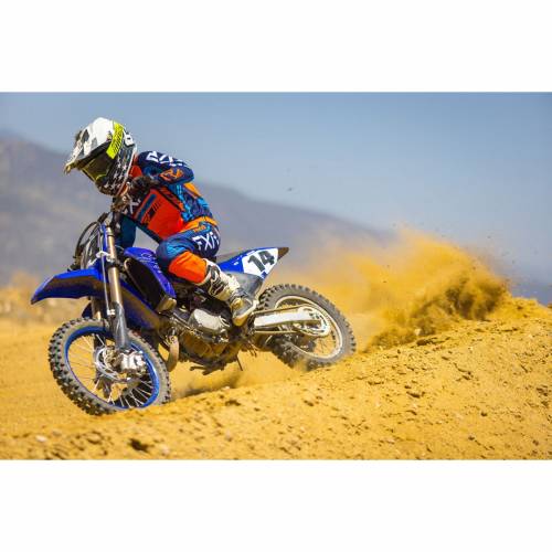 Tricou Enduro Copii FXR RACING CLUTCH PRO MX · Albastru / Alb / Galben 