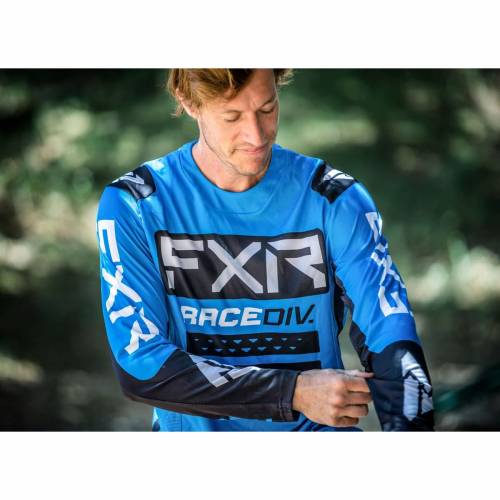 Tricou Enduro FXR RACING OFF-ROAD MX · Negru / Gri 