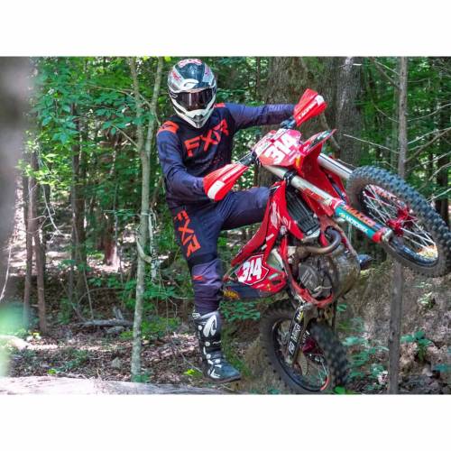 Tricou Enduro FXR RACING OFF-ROAD MX · Negru / Gri 