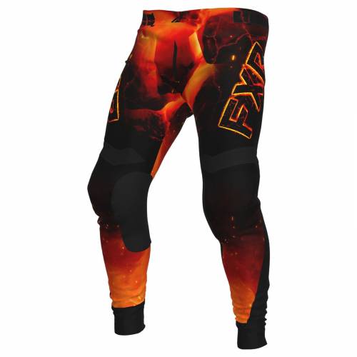 Pantaloni Enduro FXR RACING PODIUM MX · Negru / Roșu / Portocaliu 