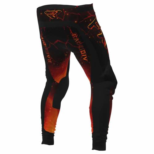 Pantaloni Enduro FXR RACING PODIUM MX · Negru / Roșu / Portocaliu 