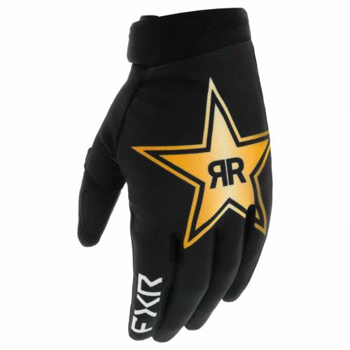Mănuși Enduro FXR RACING REFLEX MX · Negru / Auriu 