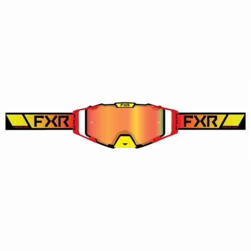 Ochelari Enduro FXR RACING COMBAT MX · Roșu / Galben / Portocaliu 