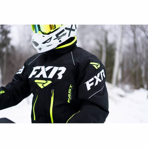 Geacă Snowmobil FXR RACING ADRENALINE F.AS.T. · Negru 