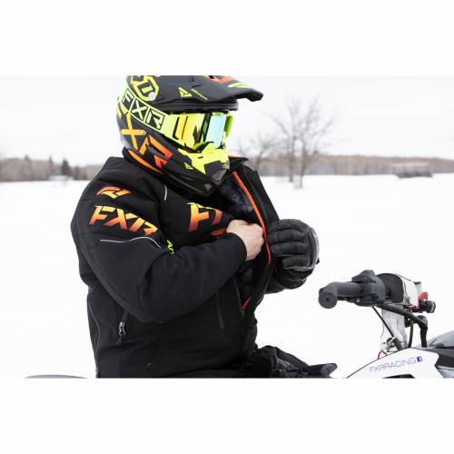 Geacă Snowmobil FXR RACING ADRENALINE F.AS.T. · Negru 