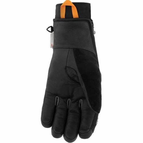 Mănuși Snowmobil FXR RACING PRO-TEC LEATHER · Negru / Gri 