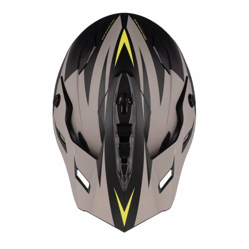 Cască Moto Integrală JET XT VIPER · Negru / Gri / Galben-Fluo 