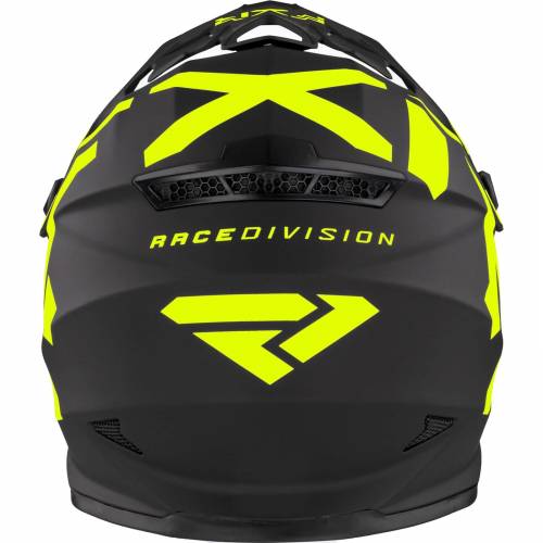Cască Enduro - Cross Copii FXR RACING LEGION · Negru Mat / Galben-Fluo 