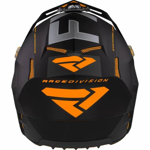 Cască Enduro - Cross - Snowmobil FXR RACING CLUTCH EVO · Negru / Portocaliu 