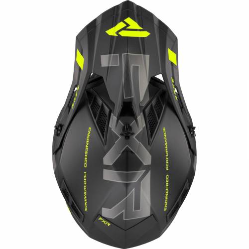 Cască Enduro - Cross - Snowmobil FXR RACING HELIUM RACE DIV · Negru / Verde-Fluo 