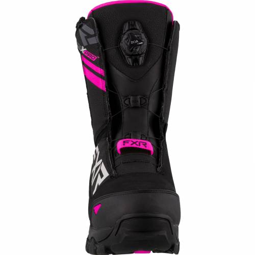 Cizme Snowmobil Damă FXR RACING HELIUM BOA · Negru / Roz 