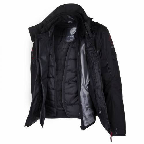 Geacă Moto din Textil BERING NORDKAPP · Negru 