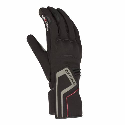 Mănuși Moto din Piele & Textil BERING SUMBA · Negru 