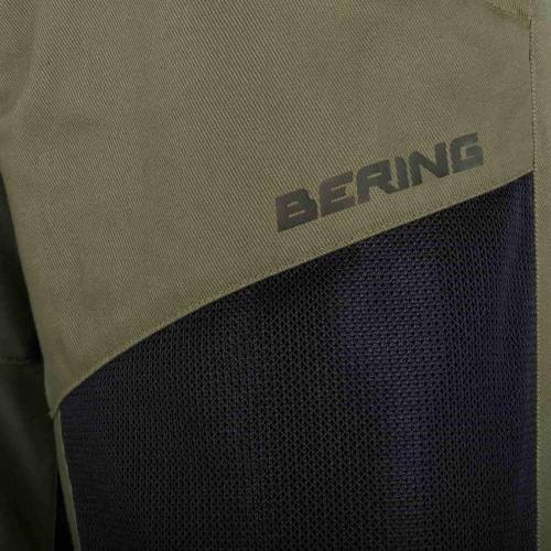Pantaloni Moto din Textil BERING BAMAKO · Negru / Kaki 