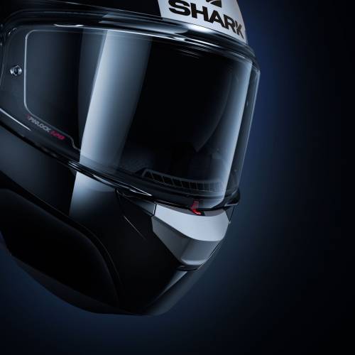 Cască Moto Modulară SHARK EVO GT SEAN · Alb / Negru / Roșu 