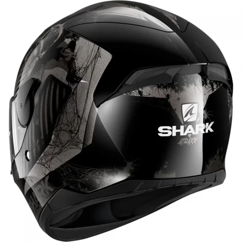 Cască Moto Integrală SHARK D-SKWAL 2 ATRAXX · Negru / Gri 