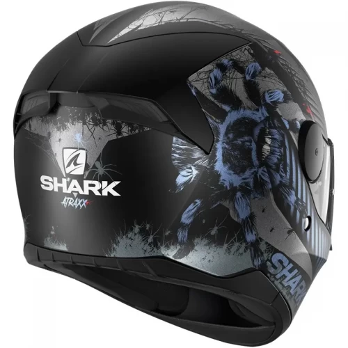Cască Moto Integrală SHARK D-SKWAL 2 ATRAXX MAT · Negru / Gri / Albastru 