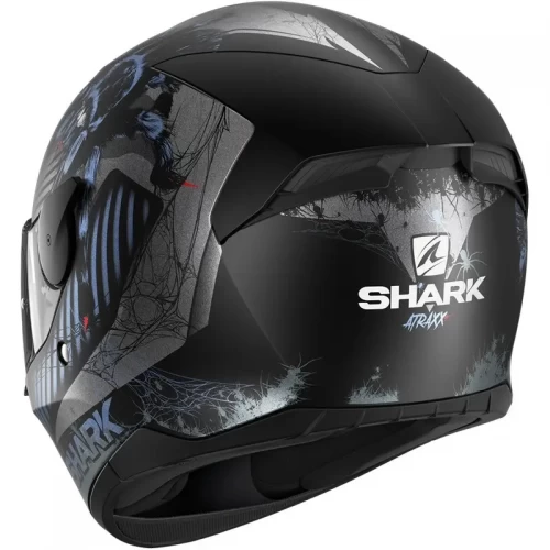 Cască Moto Integrală SHARK D-SKWAL 2 ATRAXX MAT · Negru / Gri / Albastru 