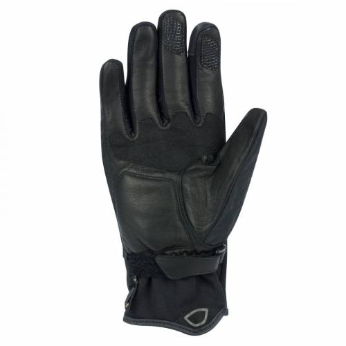 Mănuși Moto din Piele & Textil GoreTex BERING ZAYANE GTX · Negru 