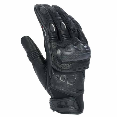 Mănuși Moto din Piele & Textil BERING RAZZER · Negru 