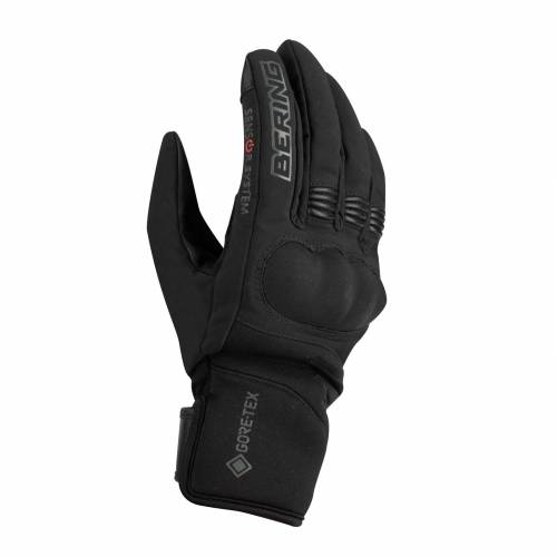 Mănuși Moto Damă din Textil Goretex BERING LADY BOOGIE GTX · Negru 