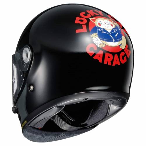 Cască Moto Integrală SHOEI GLAMSTER LUCKY CAT GARAGE TC-5 · Negru / Gri / Roșu 