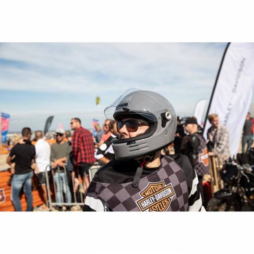 Cască Moto Integrală SHOEI GLAMSTER LUCKY CAT GARAGE TC-5 · Negru / Gri / Roșu 