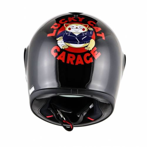 Cască Moto Integrală SHOEI GLAMSTER LUCKY CAT GARAGE TC-5 · Negru / Gri / Roșu 