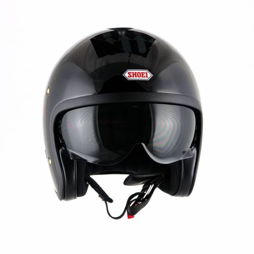 Cască Moto Open-Face SHOEI J.O LUCKY CAT GARAGE TC-5 · Negru / Roșu / Gri 
