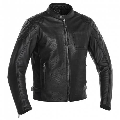 Geacă Moto din Piele RICHA YORKTOWN · Negru 