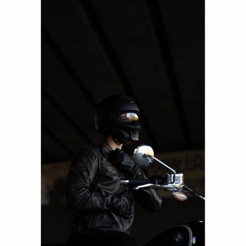 Geacă Moto din Piele RICHA NORMANDIE · Negru 