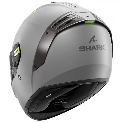 Cască Moto Integrală SHARK SPARTAN RS BLANK MAT SP · Gri / Negru / Galben-Fluo 